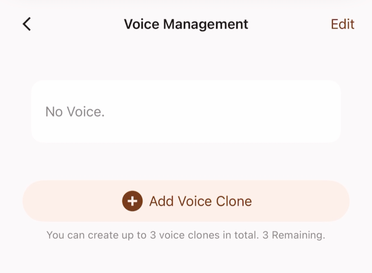 Voice Management